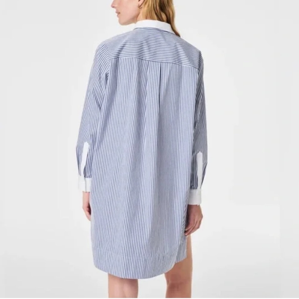 Spanx Poplin Women’s Shirt Dress - Picture 3 of 16